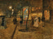 Scène di strada notturna a Parigi - Rudolf Quittner — vista dell’opera