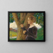 Giovane donna in abito di velluto viola - Rudolf Riemerschmid — quadro incorniciato alla parete