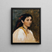 Tête de Femme Romaine - Rudolf Schick — quadro incorniciato alla parete