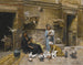 Una corte cairota - Rudolf Swoboda — vista dell’opera