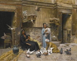 Rudolf Swoboda - A Cairene Courtyard.webp