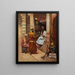 Il venditore di antiquariato - Rudolf Weisse — quadro incorniciato alla parete
