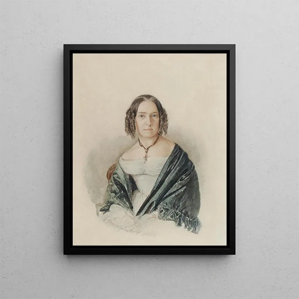 Rudolf von Alt - Damenportrt.webp