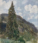 Il vecchio abete di Bad Gastein - Rudolf von Alt — vista dell’opera