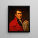 Ritratto di Antonio Canova - Rudolph Suhrlandt — quadro incorniciato alla parete