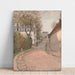 Riproduzione del dipinto Rue à Ville-d'Avray - Alfred Sisley