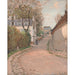 Riproduzione del dipinto Rue à Ville-d'Avray - Alfred Sisley
