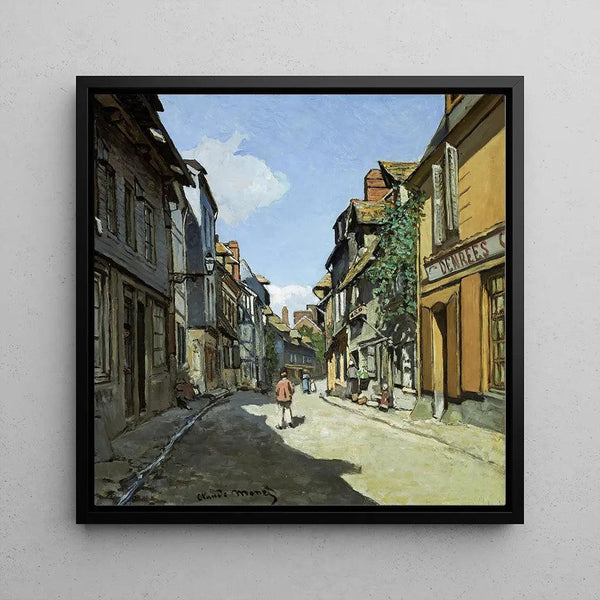 Riproduzione del dipinto Rue de la Bavole, Honfleur - Claude Monet