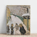 Riproduzione del dipinto Rue enneigée con bambini che giocano - Pierre Bonnard