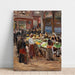 Riproduzione del dipinto Rue juive à Amsterdam - Max Liebermann