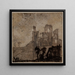 Rovine di un castello - Victor Hugo — quadro incorniciato alla parete