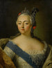 Ritratto di Elisabetta Petrovna - Scuola russa — vista dell’opera