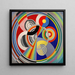 Rythme n°1 - Robert Delaunay — quadro incorniciato alla parete