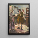 Benjamin Franklin stampatore Filadelfia - S.M. Arthurs — quadro incorniciato alla parete