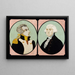 Washington e Lafayette - S Wehry — quadro incorniciato alla parete