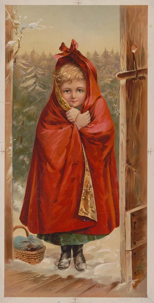 Riproduzione del dipinto Le Petit Chaperon rouge - Sackett Wilhelms Litho