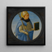Sant'Agostino - Bartolomeo di Giovanni — quadro incorniciato alla parete