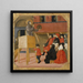 di San Bernardino da Siena che predica - Giovanni di Ser Giovanni Lo Scheggia — quadro incorniciato alla parete