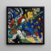 Riproduzione del dipinto Saint Georges - Wassily Kandinsky
