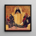 San Tommaso d'Aquino confutando Averroè - Giovanni di Paolo — quadro incorniciato alla parete