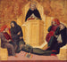 San Tommaso d'Aquino confutando Averroè - Giovanni di Paolo — vista dell’opera