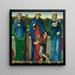 Sainte Barbara, Sainte Dorothée et Sainte Agnès - Sir Edward Coley Burne-Jones — presentazione a parete dell’opera