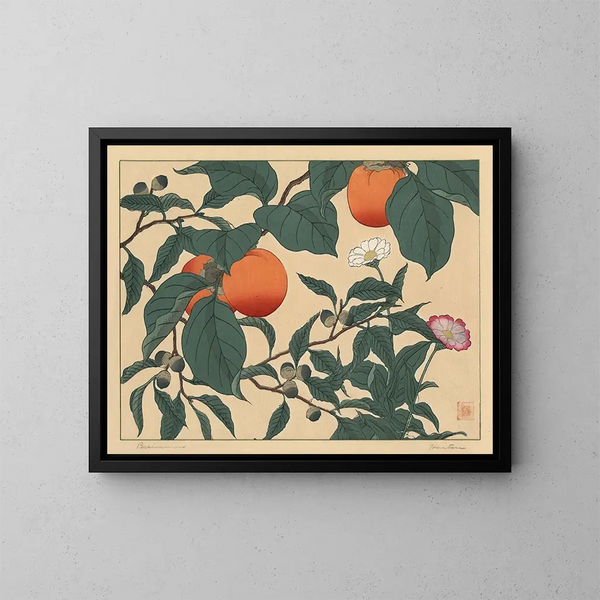 Kaki - Sakai Hōitsu — quadro incorniciato alla parete