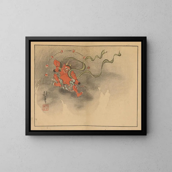 Sakai Hoitsu, dipinto di fiori e uccelli - Sakai Hōitsu — quadro incorniciato alla parete