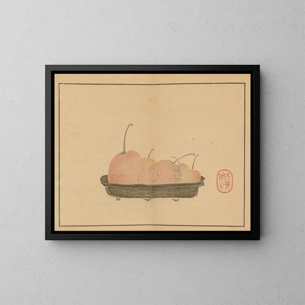 Sakai Hoitsu, pittura 14 - Sakai Hōitsu — quadro incorniciato alla parete