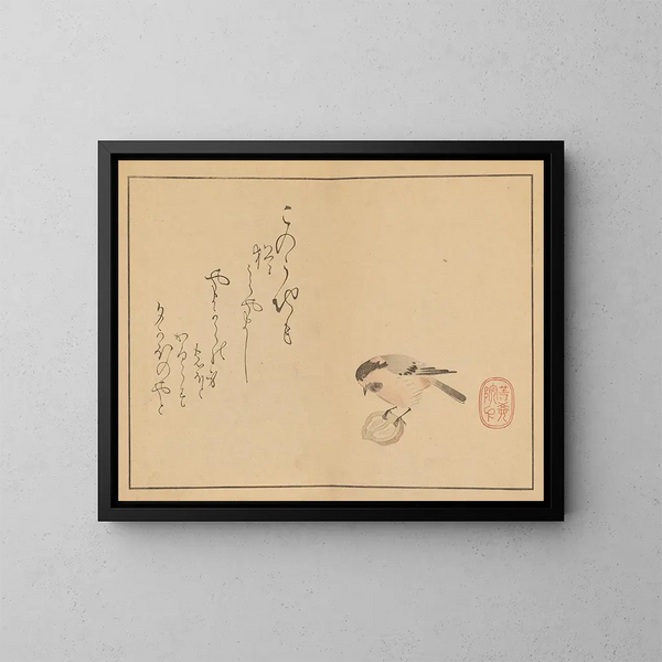 Sakai Hoitsu, pittura 17 - Sakai Hōitsu — quadro incorniciato alla parete