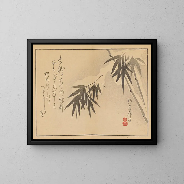Sakai Hoitsu, pittura 19 - Sakai Hōitsu — quadro incorniciato alla parete