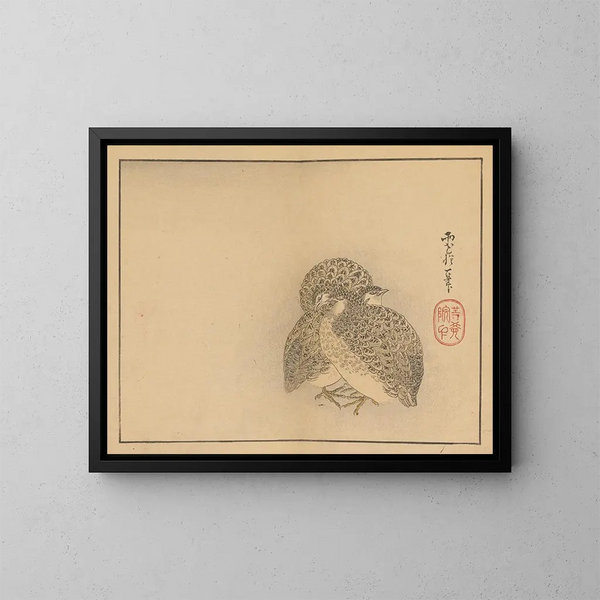 Sakai Hoitsu, pittura 20 - Sakai Hōitsu — quadro incorniciato alla parete