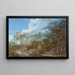 Paesaggio arcadico con un obelisco - Salomon Gessner — quadro incorniciato alla parete
