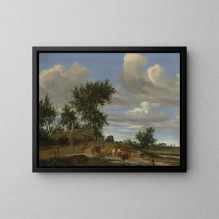 Salomon van Ruysdael - A Country Road.webp