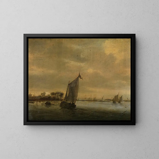 Salomon van Ruysdael - Calm Water.webp