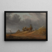 Mercato sul mare - Salomon van Ruysdael — quadro incorniciato alla parete