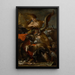 Allégorie della Fortuna - Salvator Rosa — quadro incorniciato alla parete