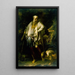 Diogène jetant sa coupe - Salvator Rosa — quadro incorniciato alla parete