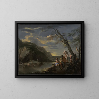 Salvator Rosa - Landscape with Bathers.webp