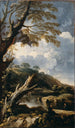 Moines pêchant - Salvator Rosa — vista dell’opera
