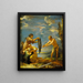 Ulysse e Nausicaa - Salvator Rosa — quadro incorniciato alla parete