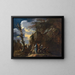 Crocifissione di Polycrate - Salvator Rosa — quadro incorniciato alla parete