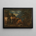 Pythagore emergente dagli Inferi - Salvator Rosa — quadro incorniciato alla parete