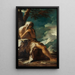 Saint Onuphre - Salvator Rosa — quadro incorniciato alla parete