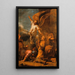 L'Ange quittant la maison de Tobie - Salvator Rosa — quadro incorniciato alla parete