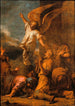 L'Ange quittant la maison de Tobie - Salvator Rosa — vista dell’opera