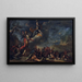 La fondazione di Tebe - Salvator Rosa — quadro incorniciato alla parete