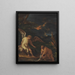 Tobias e l'angelo - Salvator Rosa — quadro incorniciato alla parete