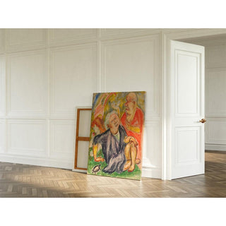 Samtal - Nils Dardel | Reproduction Tableau Décoration murale affiche copie