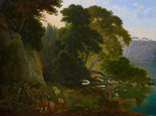 Sul lago di Nemi - Samuel Birmann — vista dell’opera